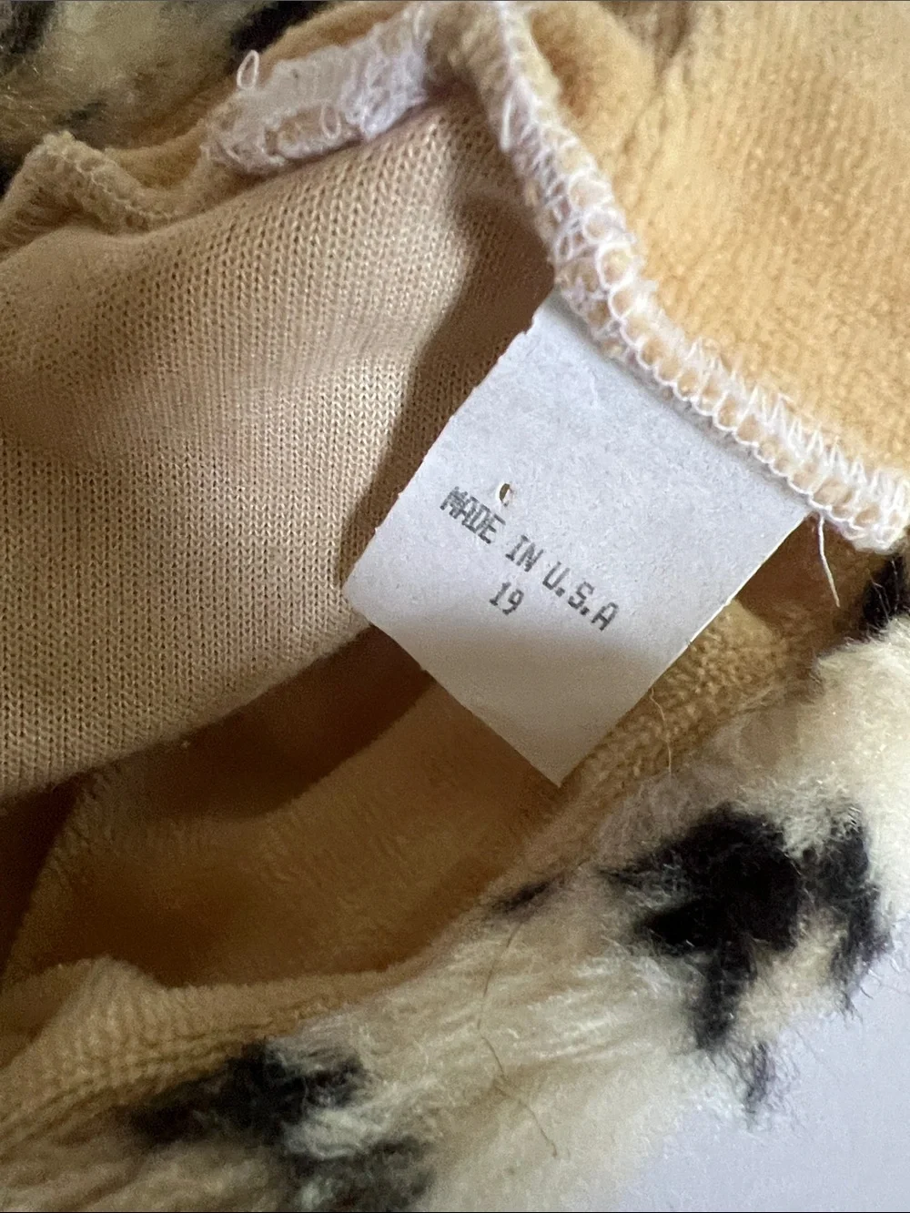 Beige Faux Fur Trim Pearl Button Winter Hat